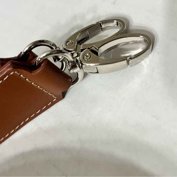 MAI WOVEN BAG STRAP - FLOWERS BRIGHT WITH TAN LEATHER - Picture 9 of 11